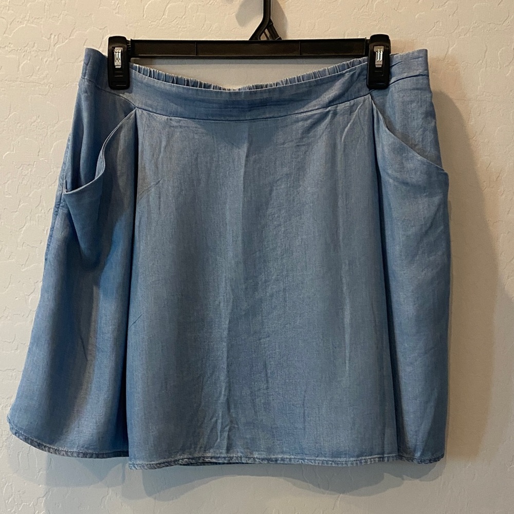 Old Navy Blue Denim Skirt
